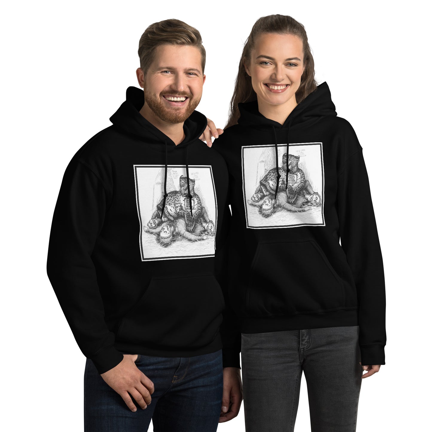 "Nasty Leopard" Unisex Hoodie